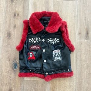 Dolls Kill Mortal Dilemma vegan leather vest
